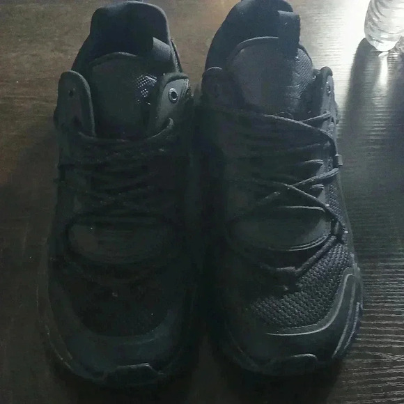 Champion sneakers..all black but the logo...worn once..smoke free home..enjoy - Picture 1 of 4
